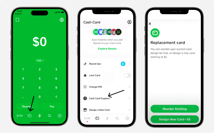 Order New Cash App Card